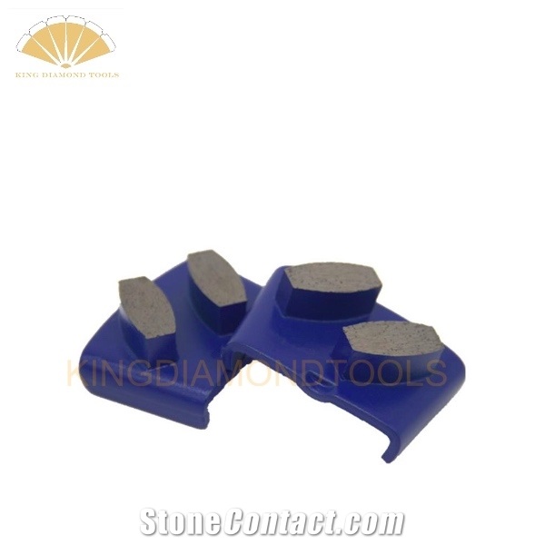 HTC Diamond Grinding Shoes With Two Drum Shape Segments