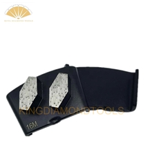 HTC Diamond Grinding Shoes With Two Hexagonal Shape Segments