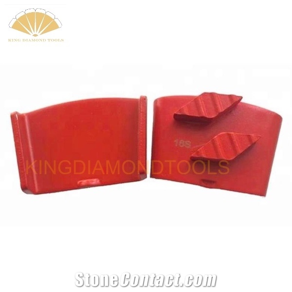 HTC Diamond Grinding Shoes With Two Rhombus Segments