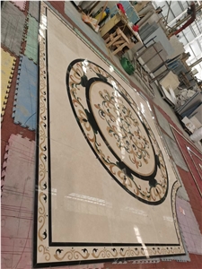 Design Carpet Floor Medallion Marble Stone Waterjet Pattern Design Carpet Floor Medallion Marble Stone Waterjet Pattern