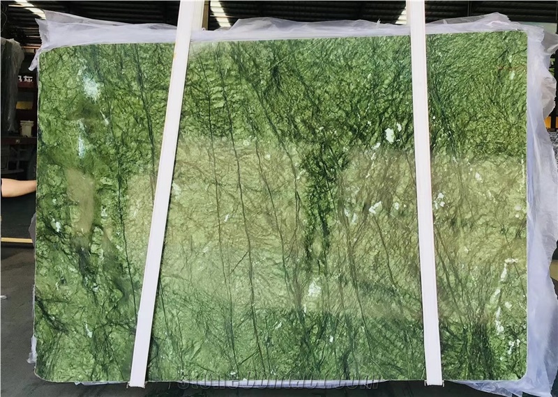 Green China Marble Slab Ming Green Dolomite Slab Marble Tile