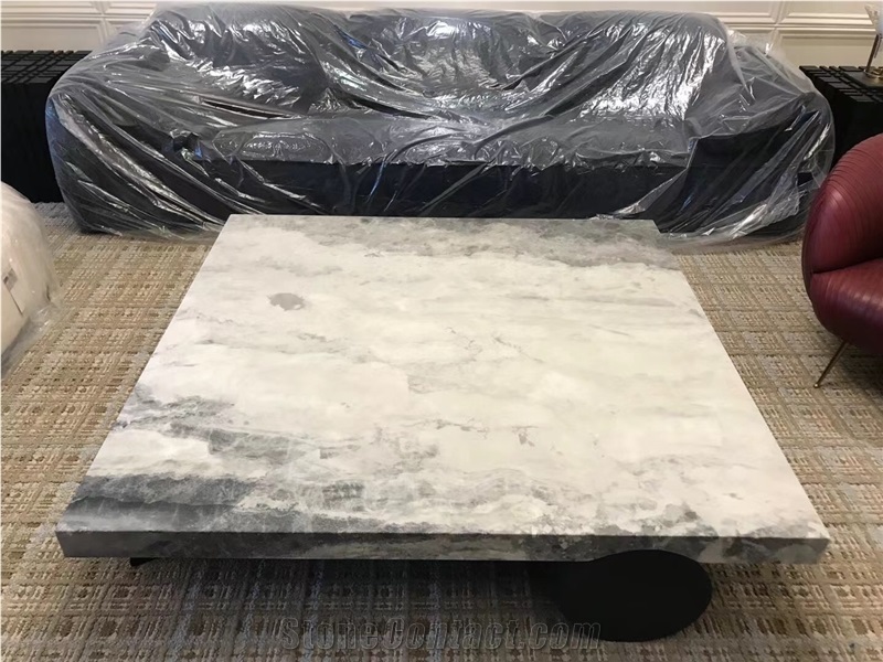 Marble Stone Cafe Table Orlando White Home Coffee Table Top