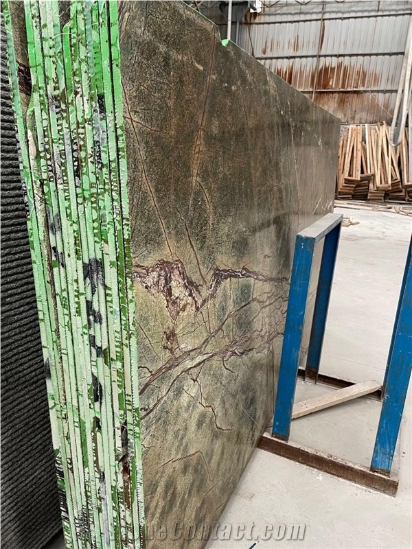 Marble Stone Kitchen Floor Tile Bidasar Green French Pattern
