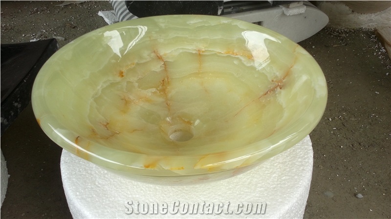 Onyx Bathroom Sink Green Onyx Round Wash Basin Farm Sink