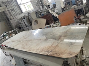 Quartzite Dining Table Furniture Botanic Quartzite Desk Top