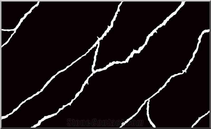 Artificial Calacatta Quartz Slab 1210