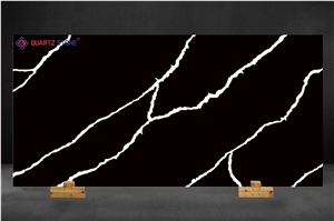 Artificial Calacatta Quartz Slab 1210