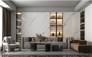 Ajab White Sintered Stone Slab
