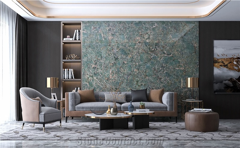 Amazonite Sintered Stone Slab
