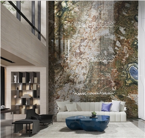Amber Rock Sintered Stone Slab