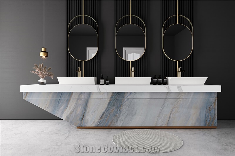 Aqua Gold Sintered Stone Slab