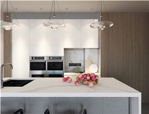 Ariston White Sintered Stone Slab