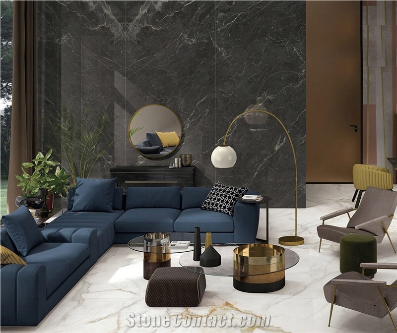 Black Mystery Sintered Stone Slab