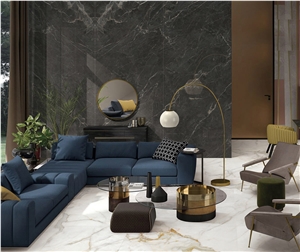 Black Mystery Sintered Stone Slab