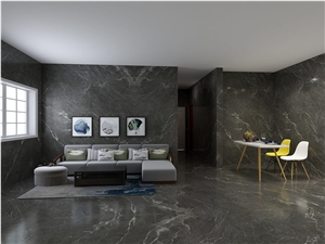 Black Mystery Sintered Stone Slab
