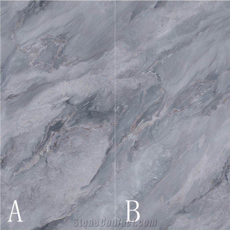 Blue Grey Sintered Stone Slab