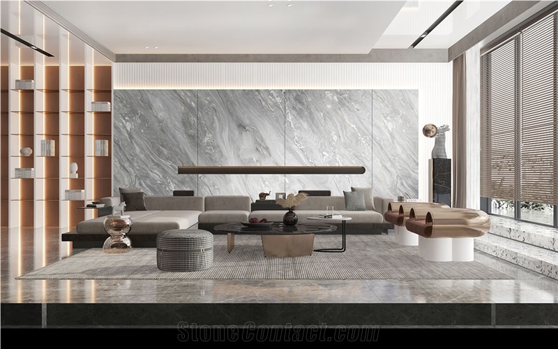 Blue Lake Sintered Stone Slab