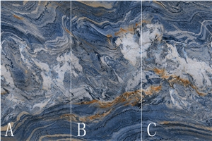 Blue Sea Sintered Stone Slab