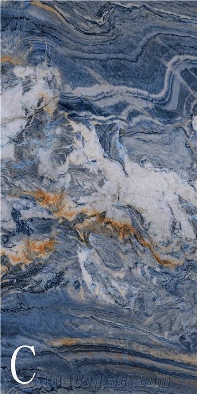 Blue Sea Sintered Stone Slab