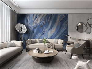 Blue Starry Sky Sintered Stone Slab