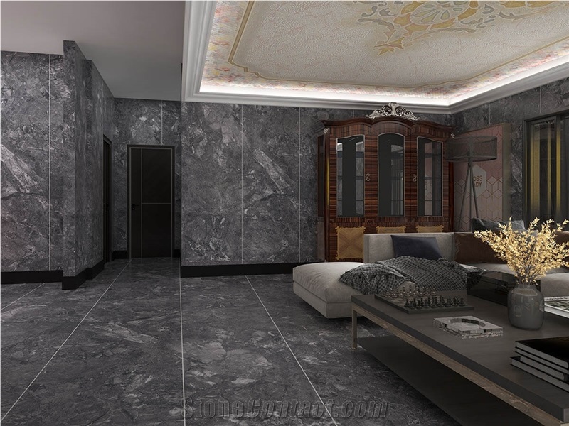 Bononia Grey Sintered Stone Slab
