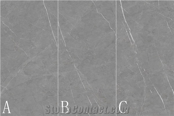 Bulgaria Grey Marble Look Sintered Stone Slabs