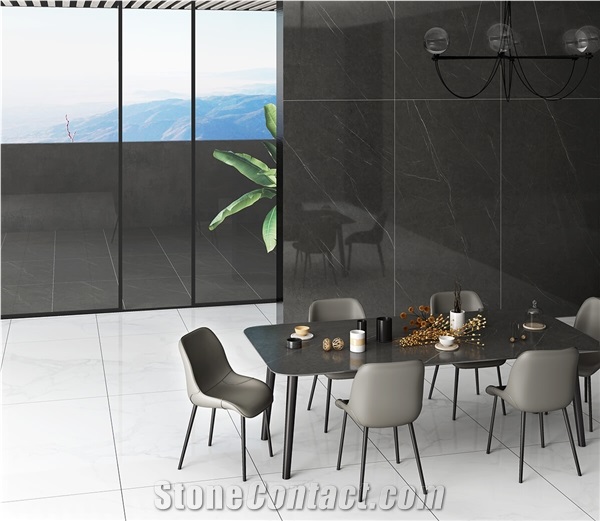 Bulgaria Grey Polished Sintered Stone Slab