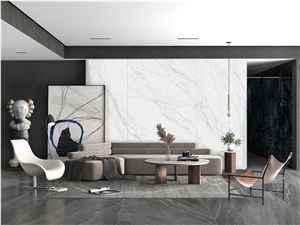 Bussy White Sintered Stone Slab