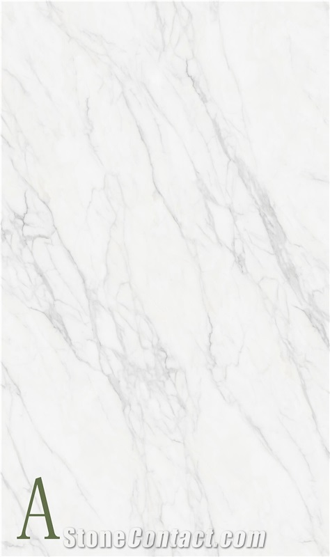 Bussy White Sintered Stone Slab