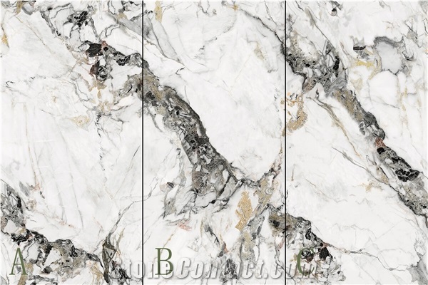 Dance In Midsummer Marble Look Sintered Stone Slabs