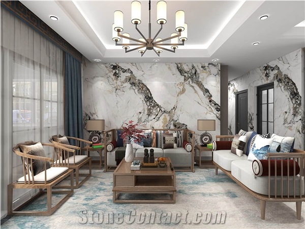 Dance In Midsummer Marble Look Sintered Stone Slabs
