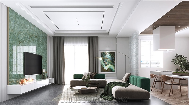 Emerald Green Sintered Stone Slab