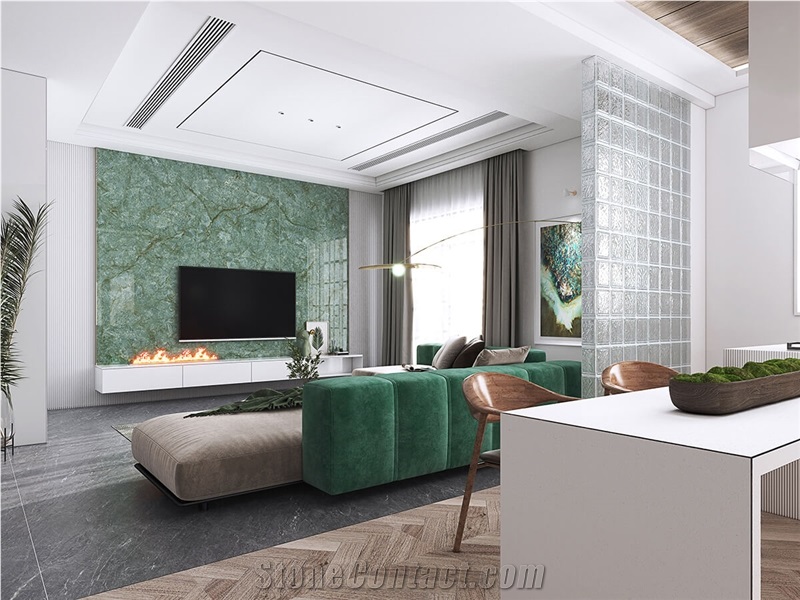 Emerald Green Sintered Stone Slab