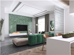 Emerald Green Sintered Stone Slab