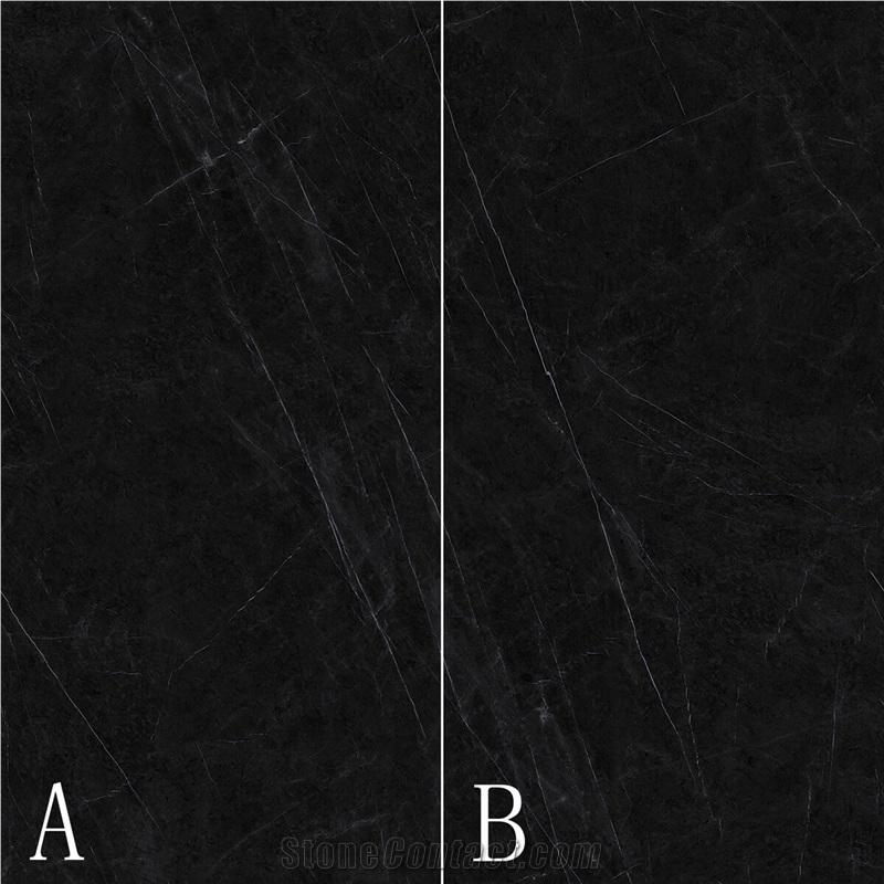 Fine Aurora Black Sintered Stone Slab