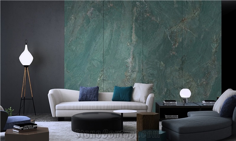 Green Wizard Oz Sintered Stone Slab