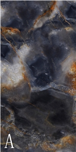 Jade Black Sintered Stone Slab
