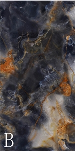 Jade Black Sintered Stone Slab