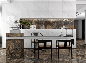 Jus White Marble Look Sintered Stone Slabs