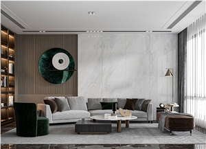 Lia White Sintered Stone Slab