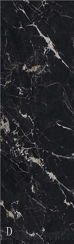 Madrid Golden Black Sintered Stone Slab