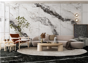 Mountain And Flowing Water Sintered Stone Slab