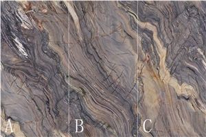 Ocean Wave Sintered Stone Slab