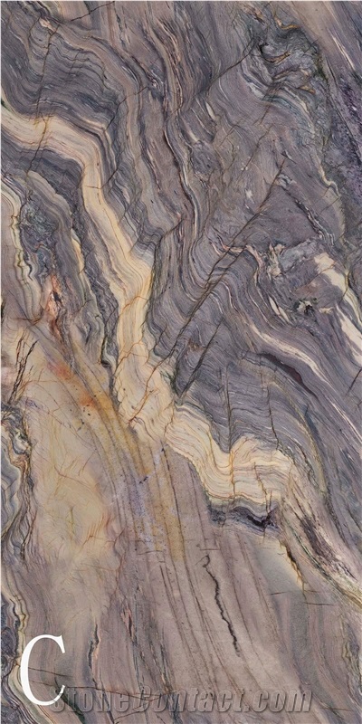 Ocean Wave Sintered Stone Slab