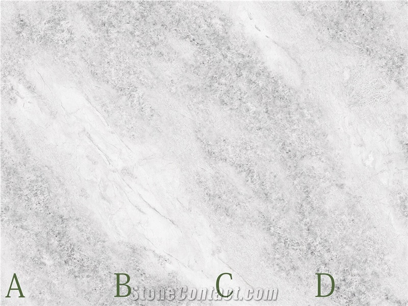 Pearl White Sintered Stone Slab