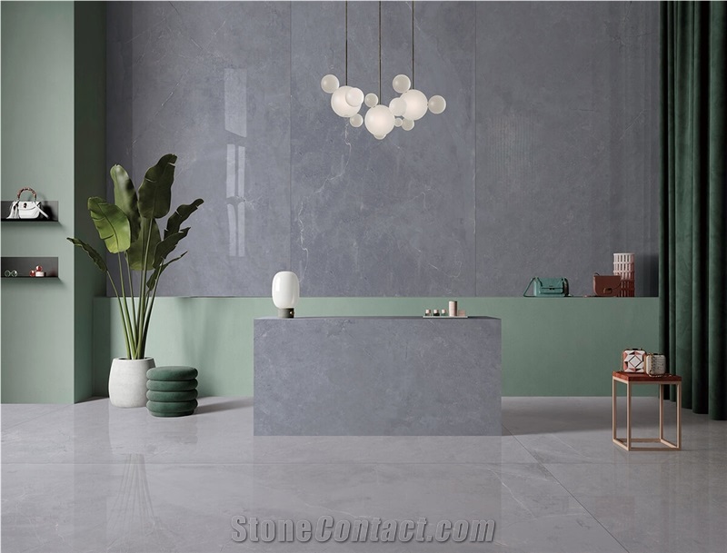 Prada Dark Grey Sintered Stone Slab
