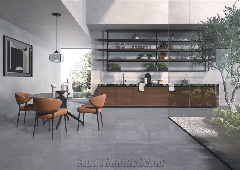 Prada Dark Grey Sintered Stone Slab