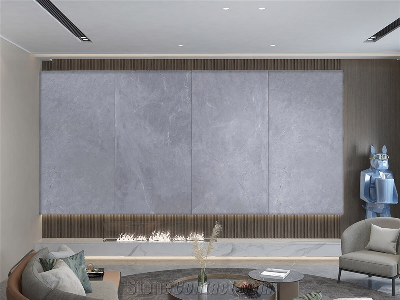 Prada Dark Grey Sintered Stone Slab