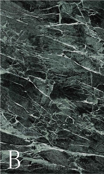 Prada Green Marble Look Sintered Stone Slabs