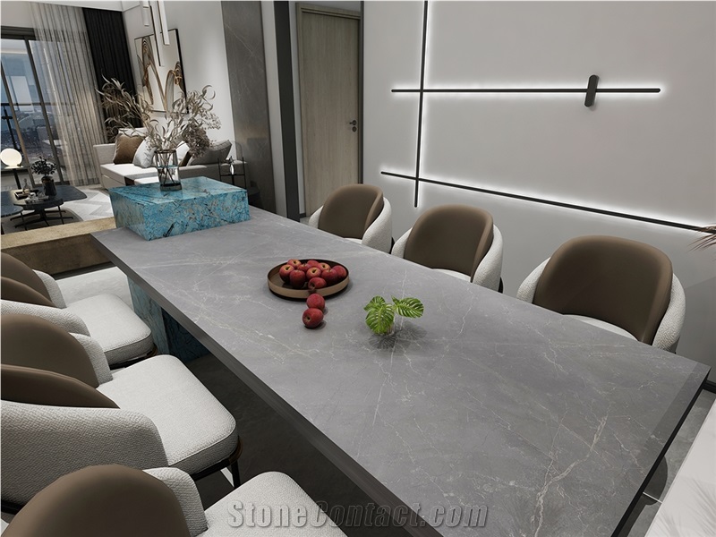 Pulis Grey Sintered Stone Slab